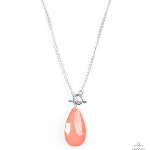 Orange necklace set